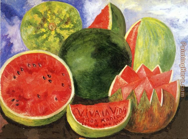 Viva la vida painting - Frida Kahlo Viva la vida art painting